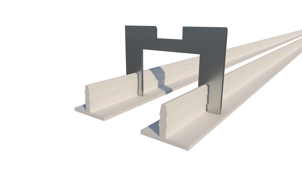 Rigid PVC Capping for recessed motorised curtain track