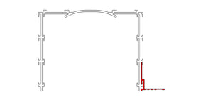 Horizontal Drylining - 3m length - Perimeos