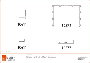 Perimeos Main Profile Kit Type 1 (MP)