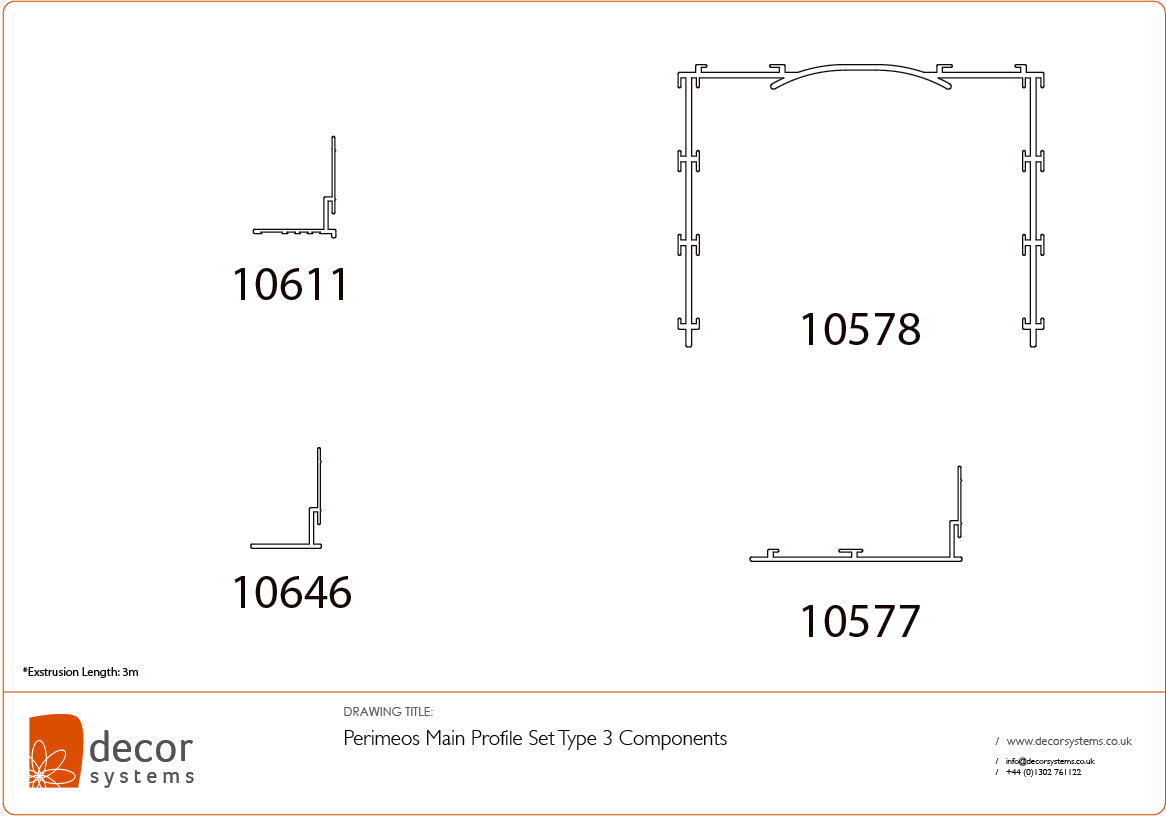 Perimeos Main Profile Kit Type 3 (MP)