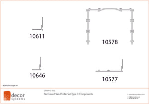 Perimeos Main Profile Kit Type 3 (MP)