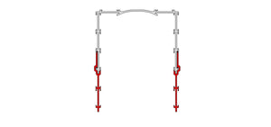 Double Box Extension - 2 x 3m lengths - Perimeos
